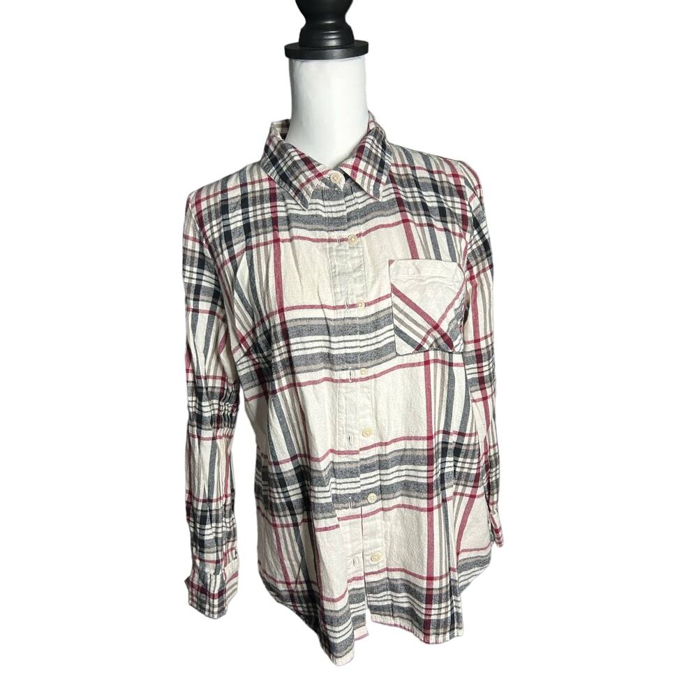 Women’s Style & Co.  Petite Button-down Flannel Medium